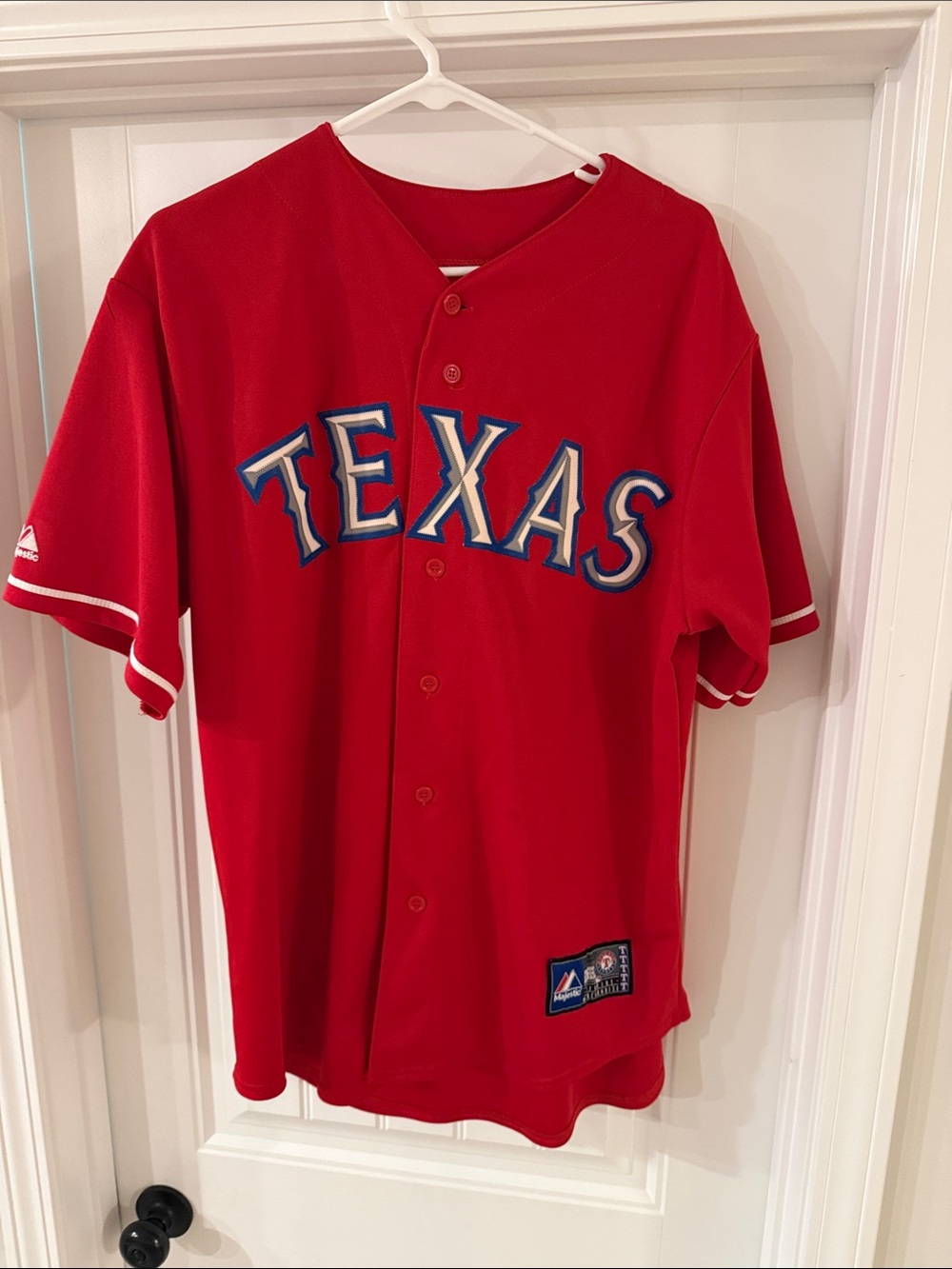 Josh Hamilton, Texas Rangers, Majestic Jersey